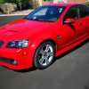 Red Pontiac G8 Paint By Numbers