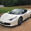 White Ferrari 458 Paint By Numbers
