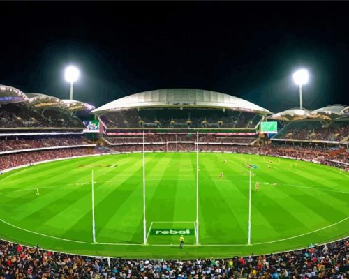 Adelaide Oval Paint By Numbers