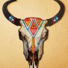 Bison Skull Paint By Numbers