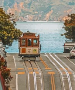 Cable Cars Paint By Numbers