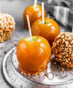 Caramel Apples Food Paint By Numbers