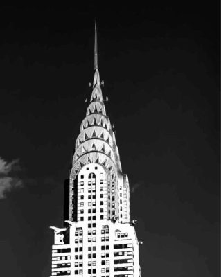 Chrysler Building Paint By Numbers