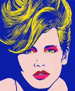 Claudia Schiffer Paint By Numbers