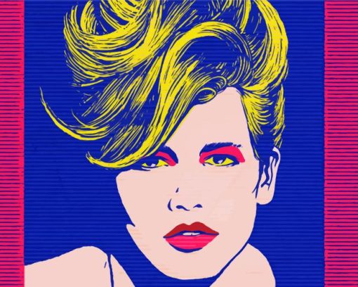 Claudia Schiffer Paint By Numbers