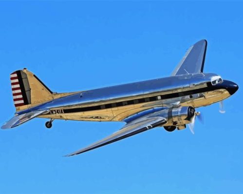 Douglas DC 3 Planes Paint By Numbers