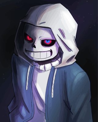 Dust Sans Character Paint By Numbers