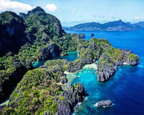 El Nido Island Paint By Numbers