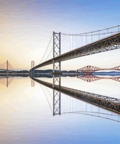 Forth Road Bridge Paint By Numbers