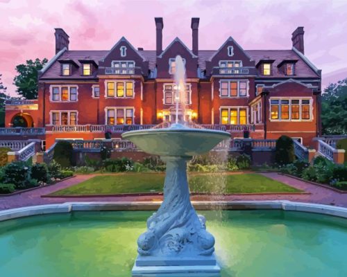 Glensheen Mansion Paint By Numbers