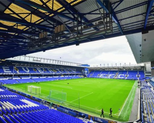 Goodison Park Stadium Paint By Numbers