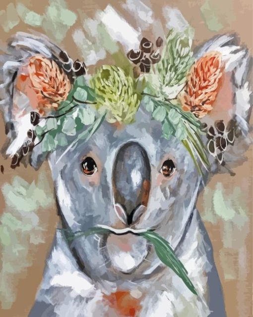 Koala Bear Paint By Numbers
