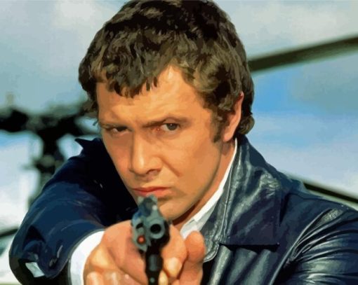 Lewis Collins Actor Paint By Numbers