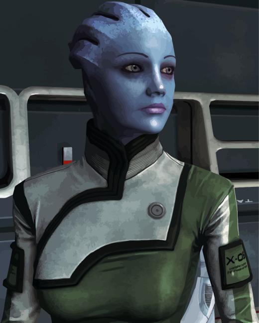 Liara Tsoni Character Paint By Numbers