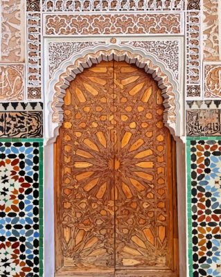 Moroccan Door Paint By Numbers