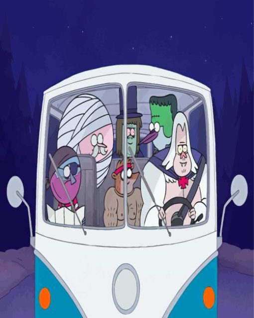 Regular Show Series Paint By Numbers