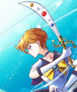Sailor Uranus Character Paint By Numbers