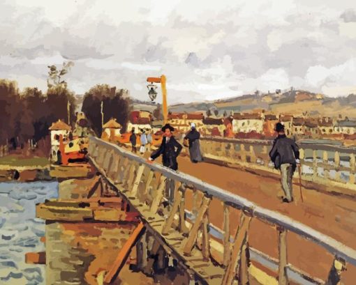 Sisley Footbridge Paint By Numbers