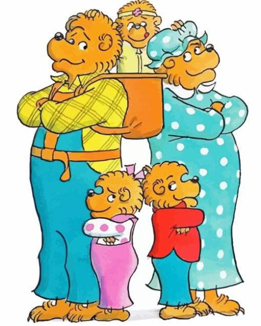 The Berenstain Bears Paint By Numbers