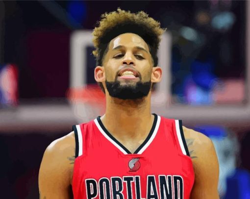 Allen Crabbe Blazers Paint By Numbers