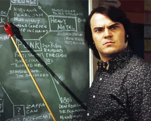 Dewey In School of Rock Paint By Numbers