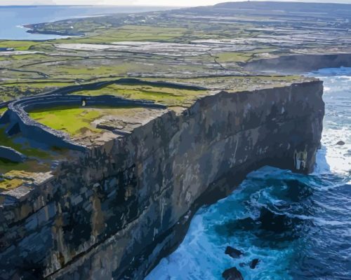 Dun Aengus Inishmore Painting By Numbers