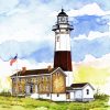 Montauk Point Lighthouse Paint By Numbers
