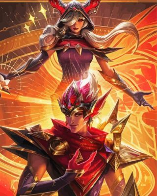 Rakan Xayah Paint By Numbers