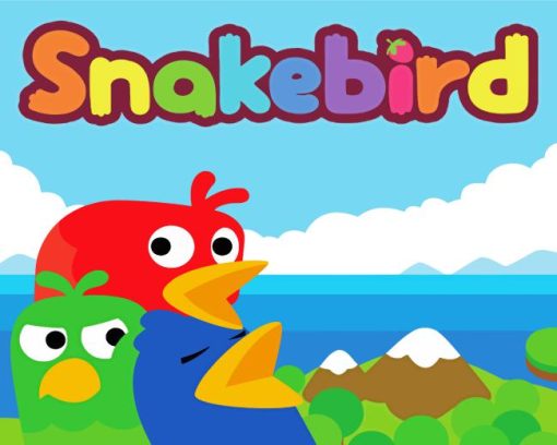 Snakebird Poster Painting By Numbers
