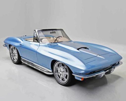67 Stingray Cars Paint By Numbers