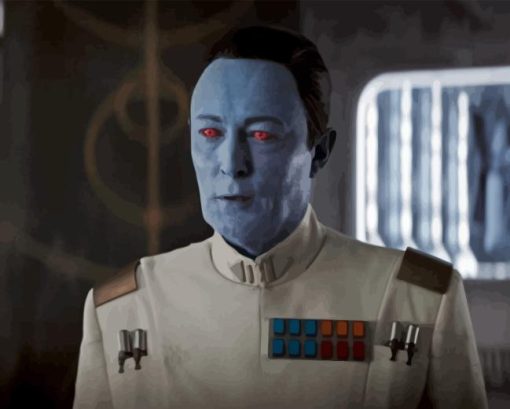 Admiral Thrawn Character Paint By Numbers