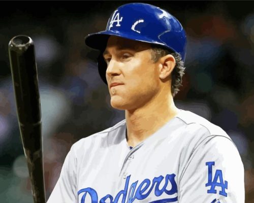 Chase Utley Baseballer Paint By Numbers