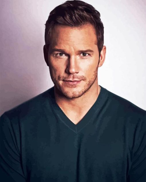 Chris Pratt Actor Paint By Numbers