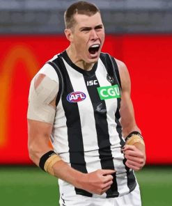 Collingwood Football Player Paint By Numbers