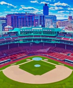 Fenway Park Stadium Paint By Numbers