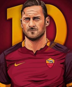 Francesco Totti Player Paint By Numbers