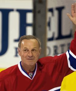 Guy Lafleur Player Art Paint By Numbers