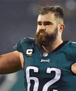 Jason Daniel Kelce Player Paint By Numbers
