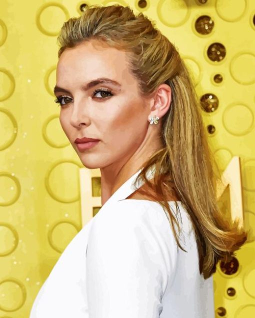 Jodie Comer Actress Paint By Numbers