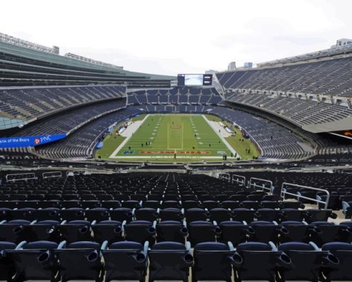 Soldier Field Stadium Paint By Numbers