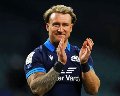 Stuart Hogg Player Clapping Paint By Numbers