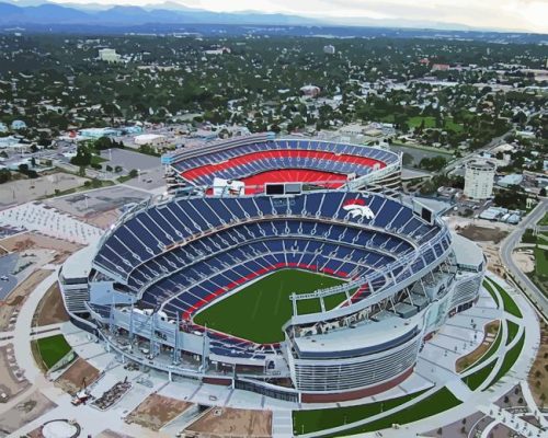 Empower Field At Mile High Stadium Paint By Numbers