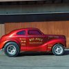 Gasser Car Art Paint By Numbers