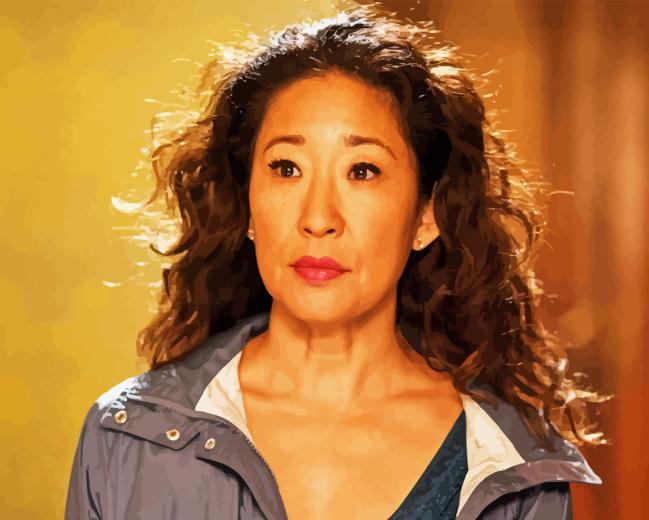 Sandra Oh Actress Paint By Numbers