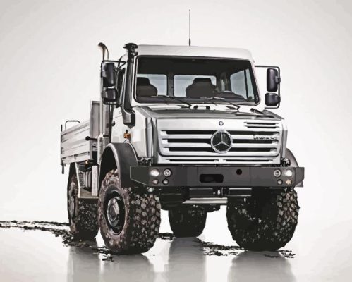 Unimog Truck Paint By Numbers