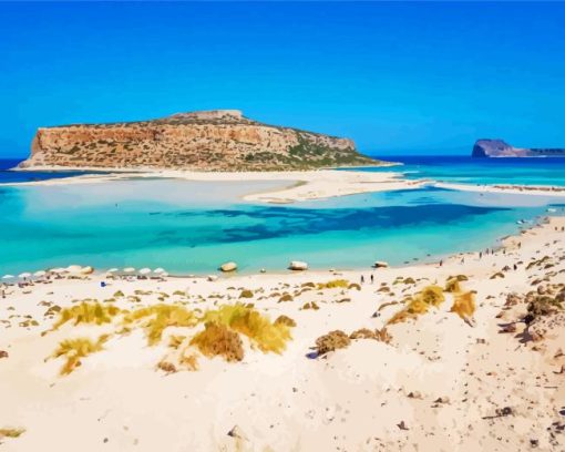 Balos Beach Paint By Numbers