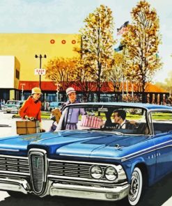 1959 Edsel Car Paint By Numbers