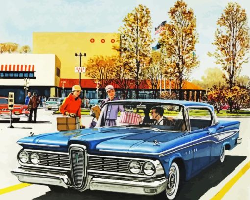 1959 Edsel Car Paint By Numbers