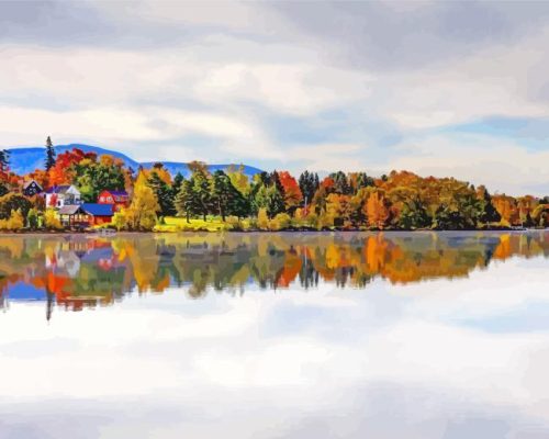 Adirondack Lake Paint By Numbers