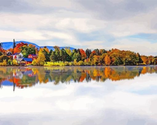 Adirondack Lake Paint By Numbers